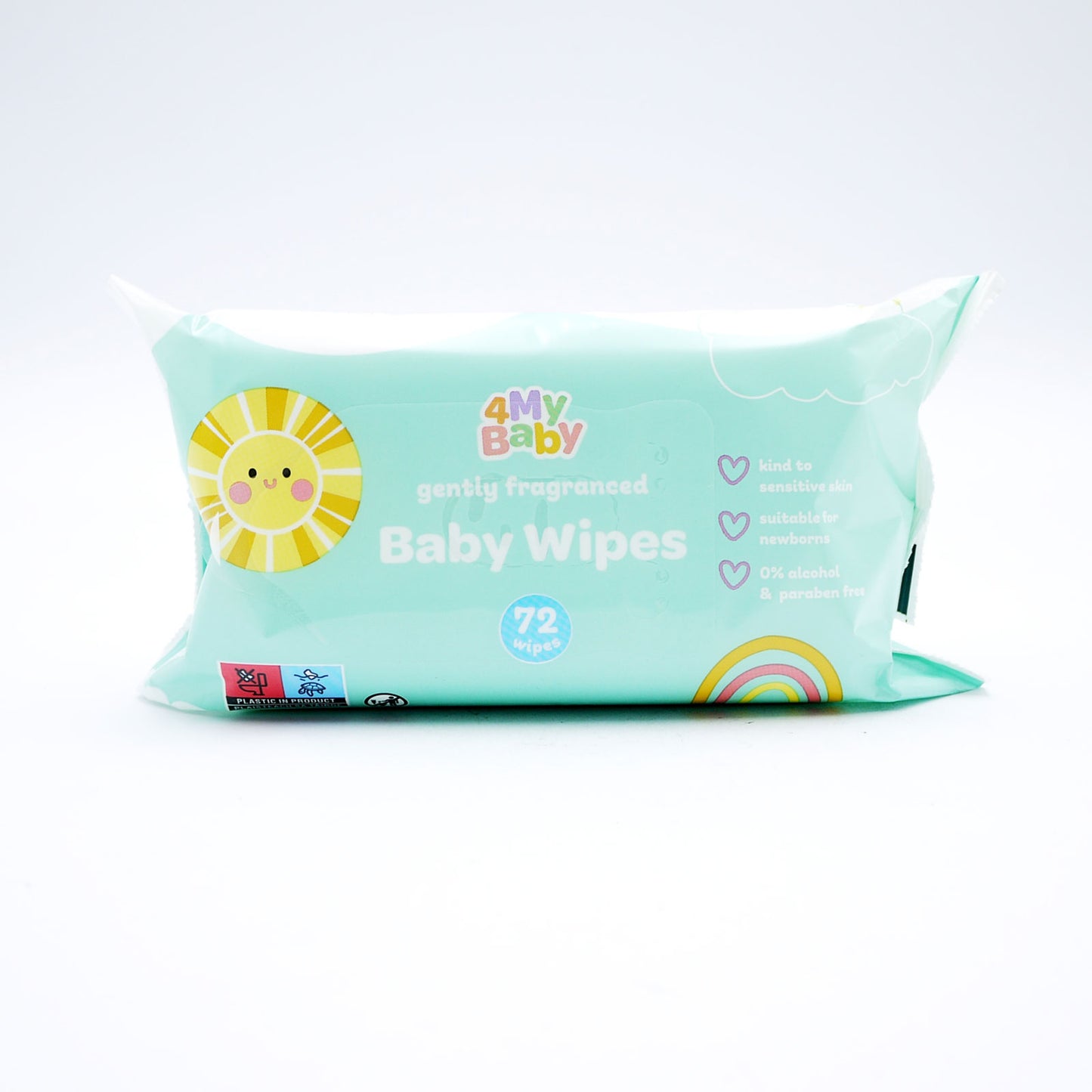 LINGETTES BÉBÉ PARFUMÉES 4MY BABY X 72