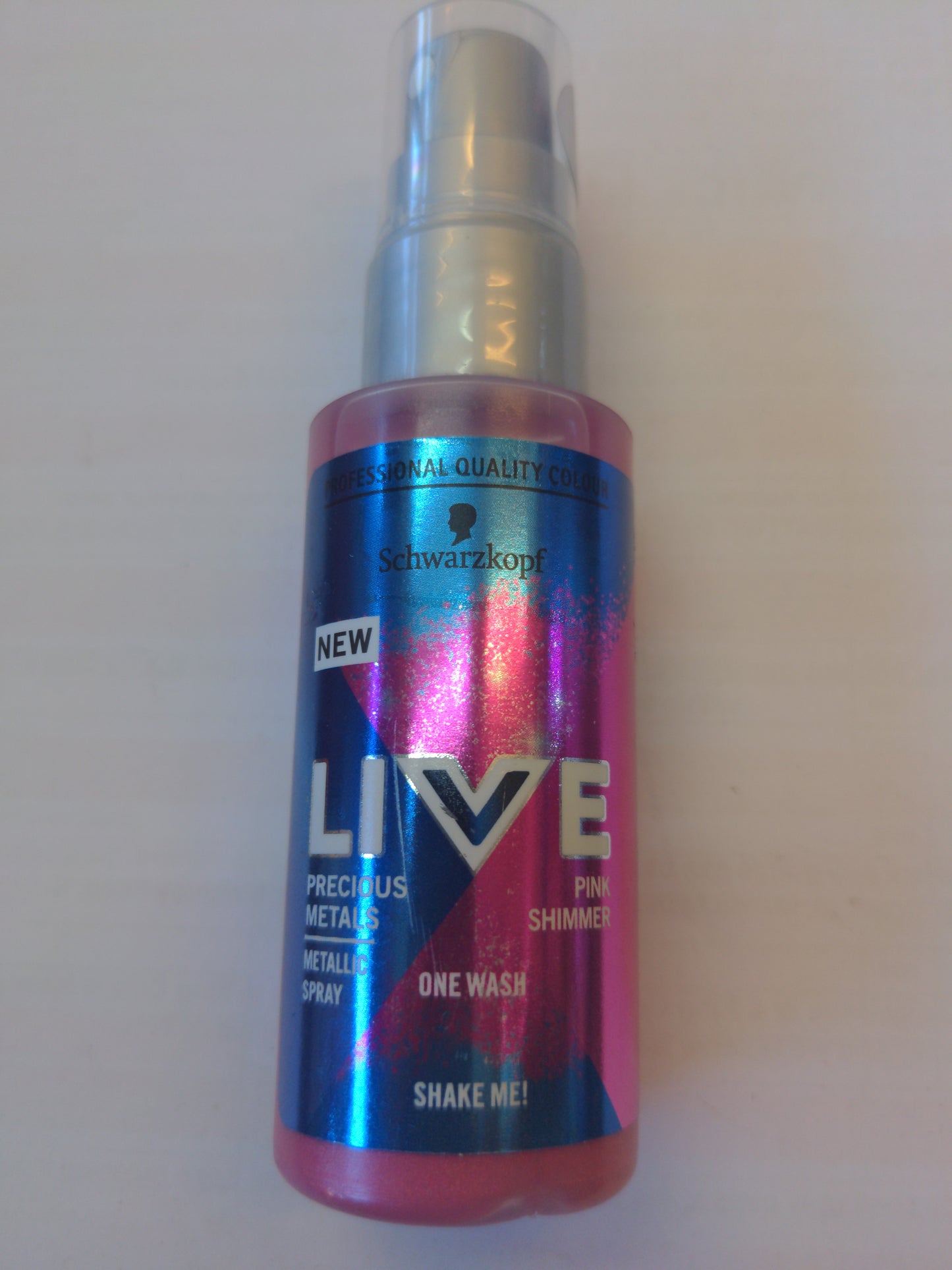 Live Precious Metals Metallic Spray One wash Pink Shimmer 50ml