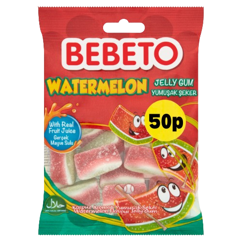 Bebeto Bonbons Gélifiés Pastèque PMP 50p 70g