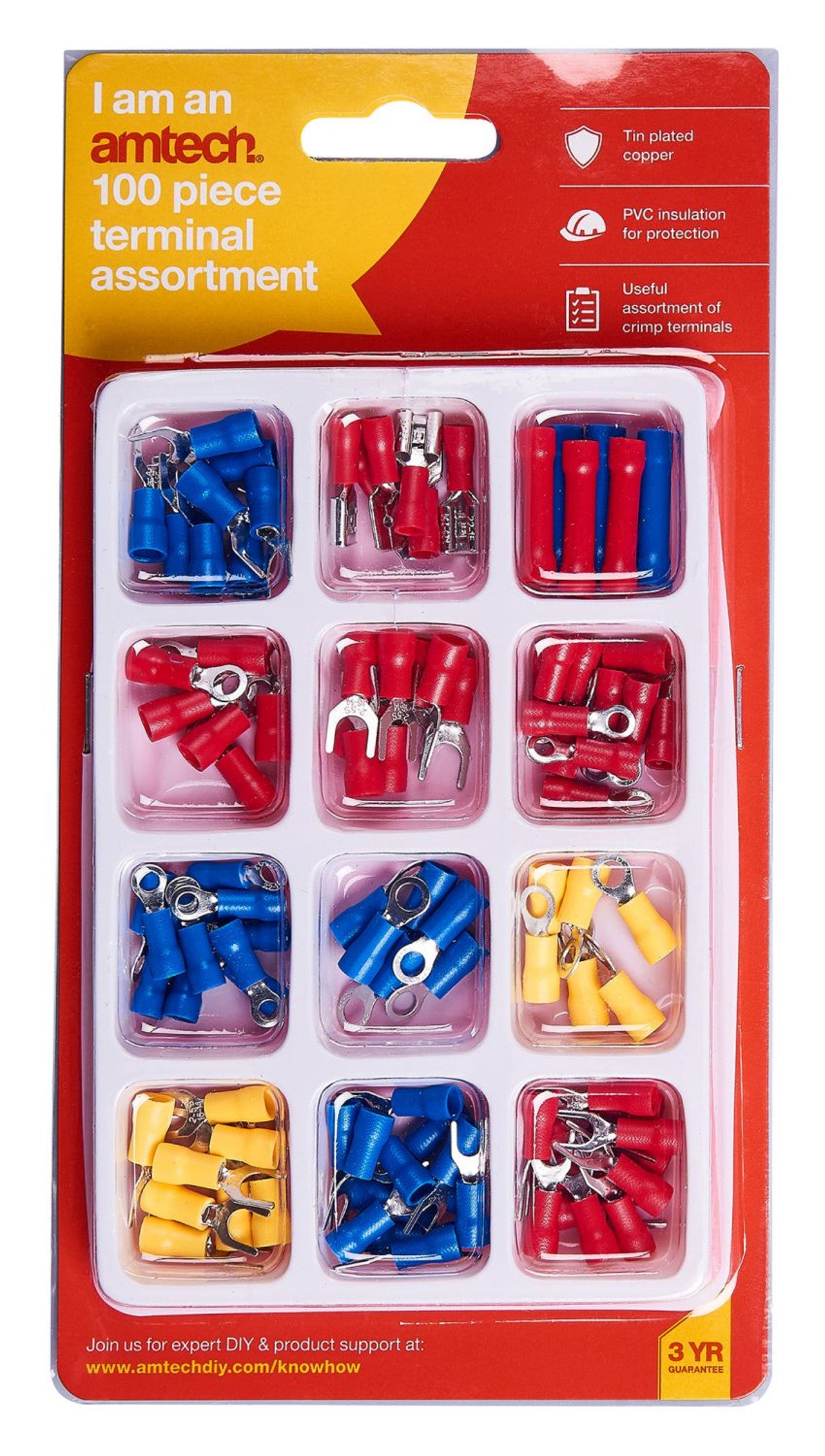 AMTECH 100 PIECE TERMINAL ASSORTMENT