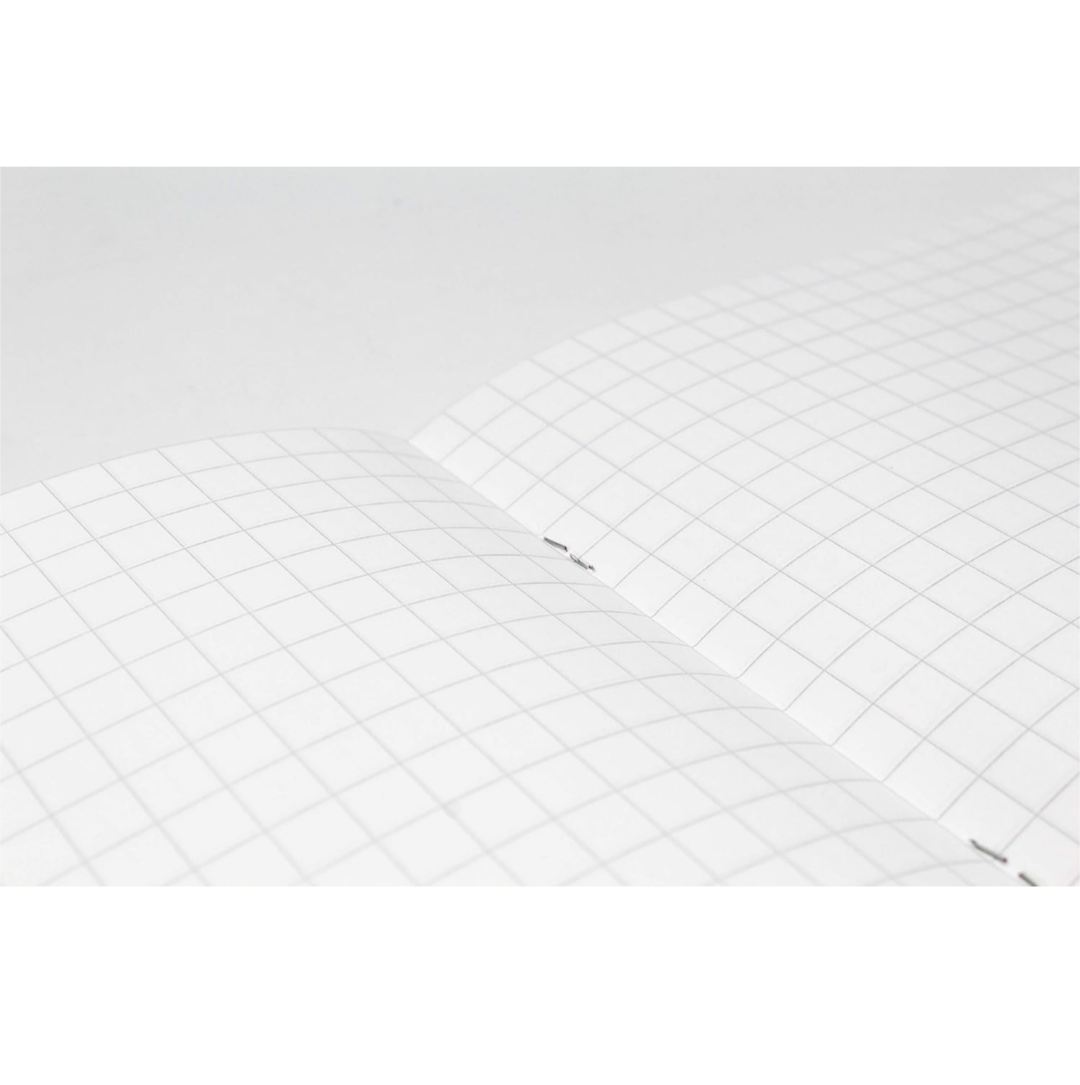 Cahier d'exercices Silvine Tough Shell A4+, 80 pages, carreaux de 10 mm, couverture laminée bleue
