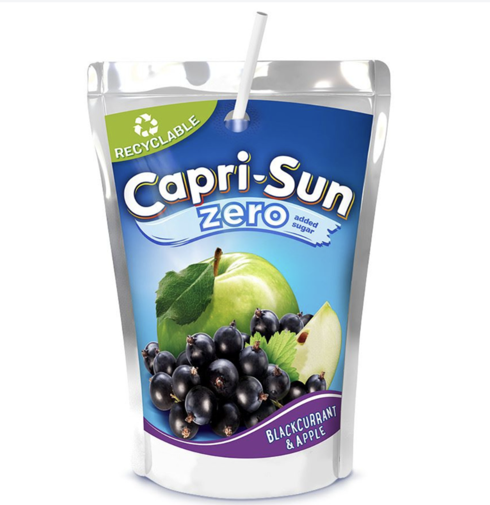 Capri-Sun Zero Added Sugar Blackcurrant and Apple 200ml