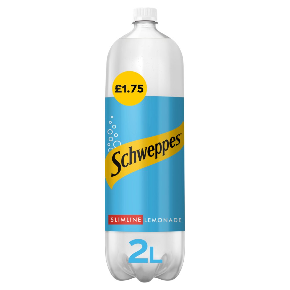 Schweppes Limonade zéro 2L PVC 1,75 £