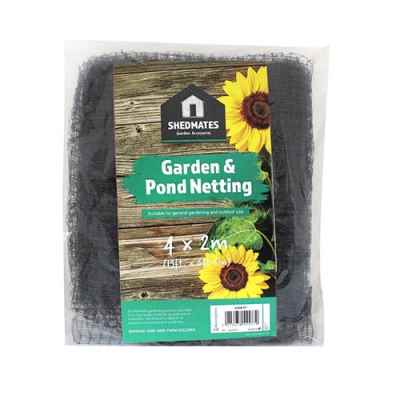 FILET DE BÂCHE POUR BASSIN DE JARDIN 4 X 2M