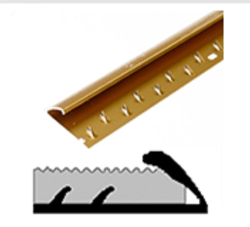 Jonction de tapis, or 900 mm
