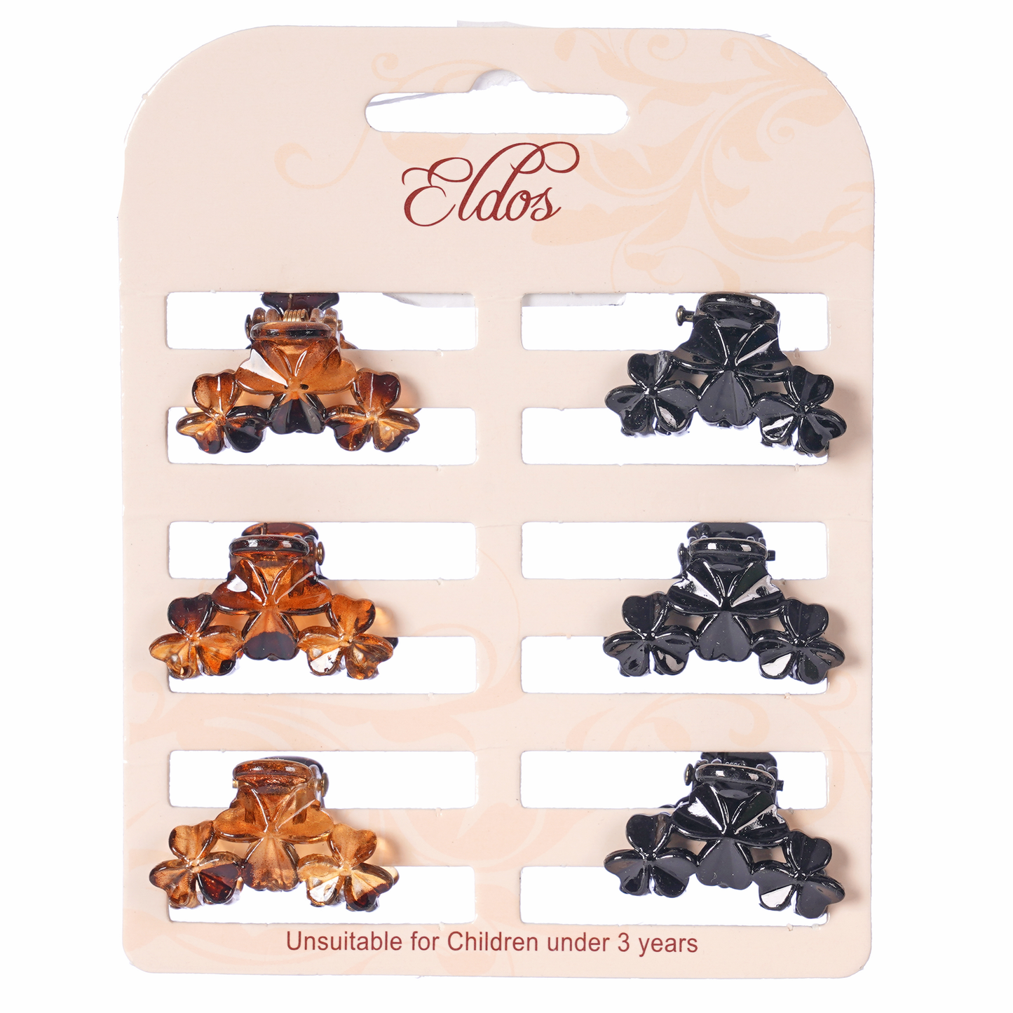 Hair Clamps Small Pack Of 6