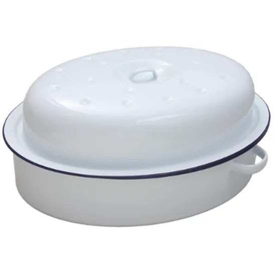 Falcon Roaster Oval Blanc 36Cm