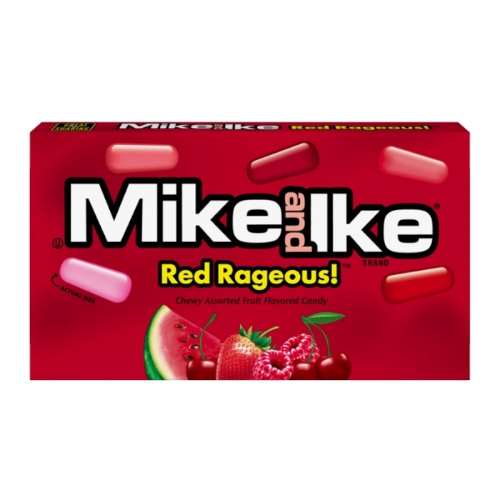 Mike & Ike Red Rageous Théâtre Box - 4.25oz (120g)