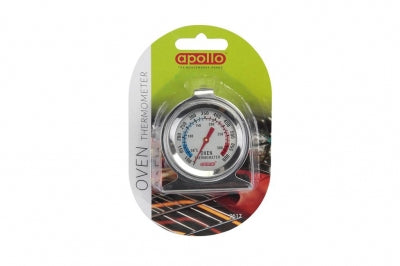 Thermomètre de four Apollo Température de cuisson 150º-300ºC Acier inoxydable