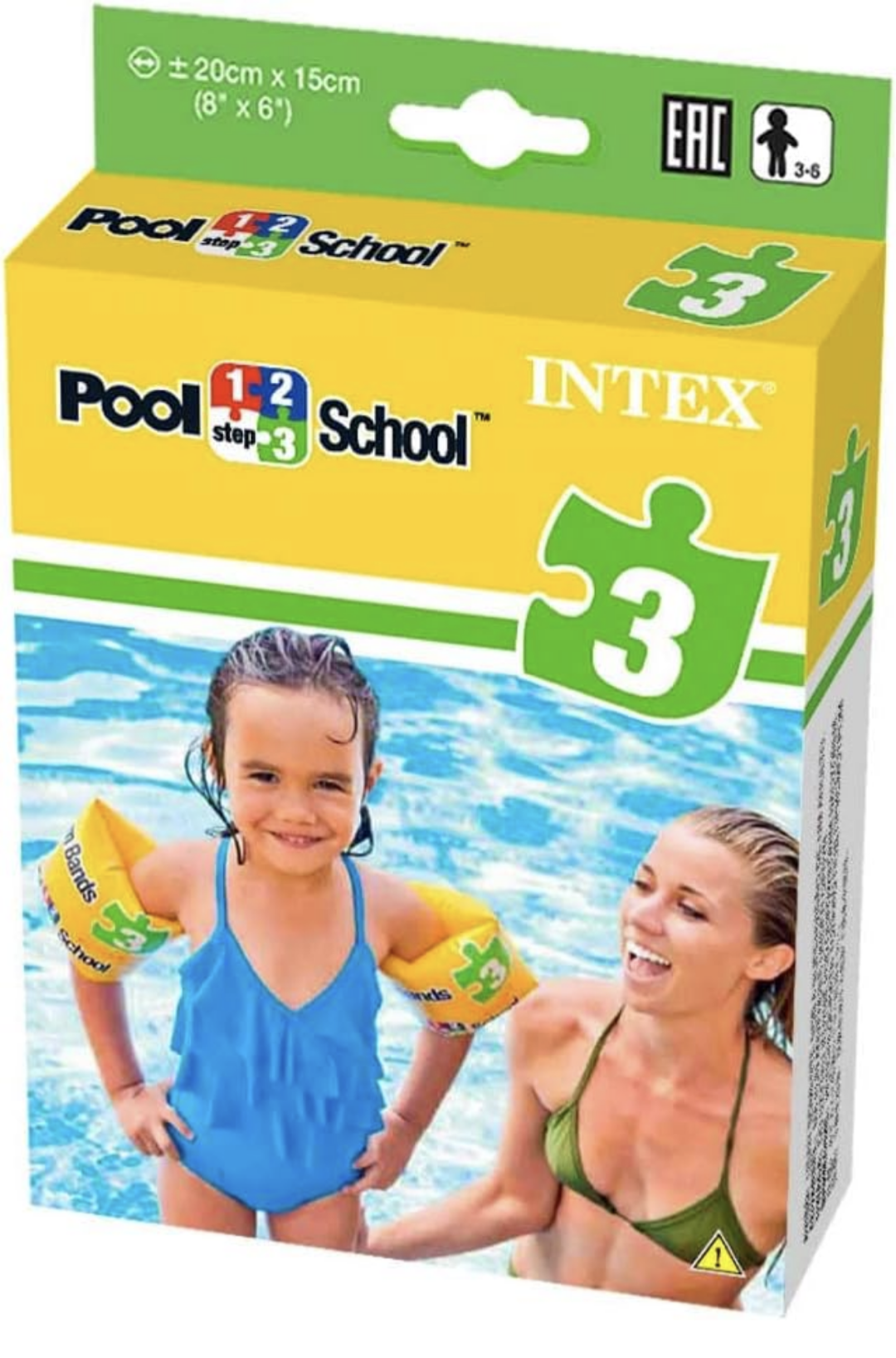 Intex INX56643 Roll Up Pool School Armbands, 20x15x0.1 cm