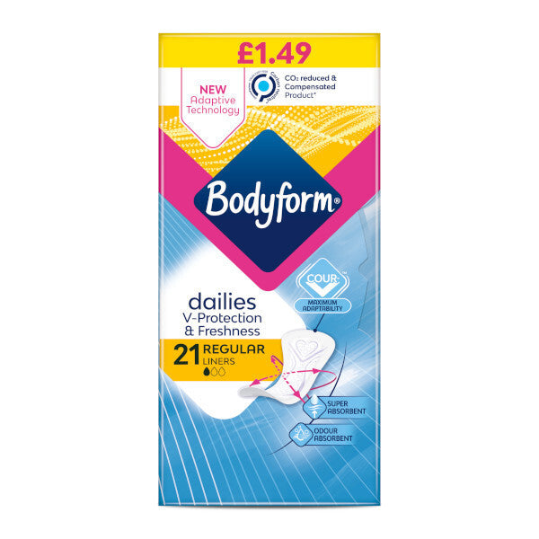 Protège-Slips Bodyform Dailies Normal x 21