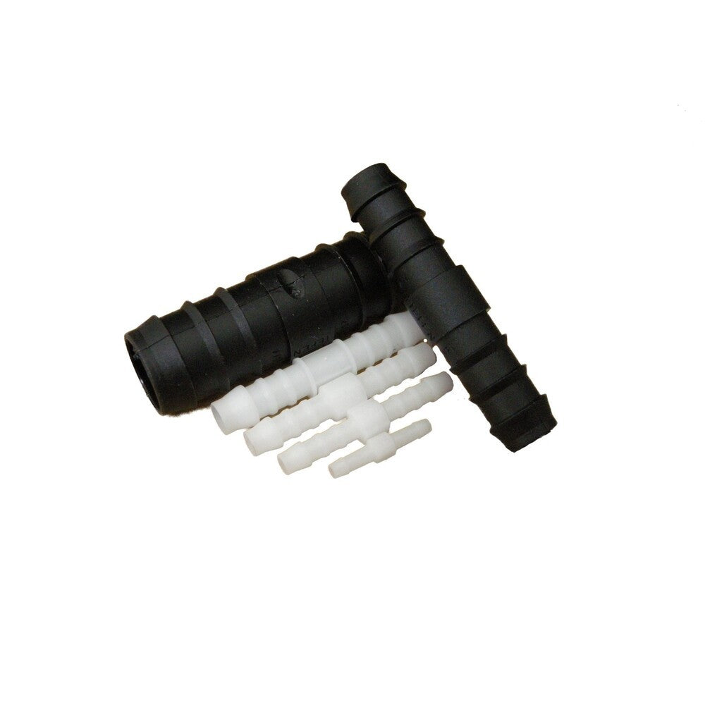 Autobar Pipe Connectors Straight 4 6 mm 2-Pack Hose Joiner For Fluid Lines
