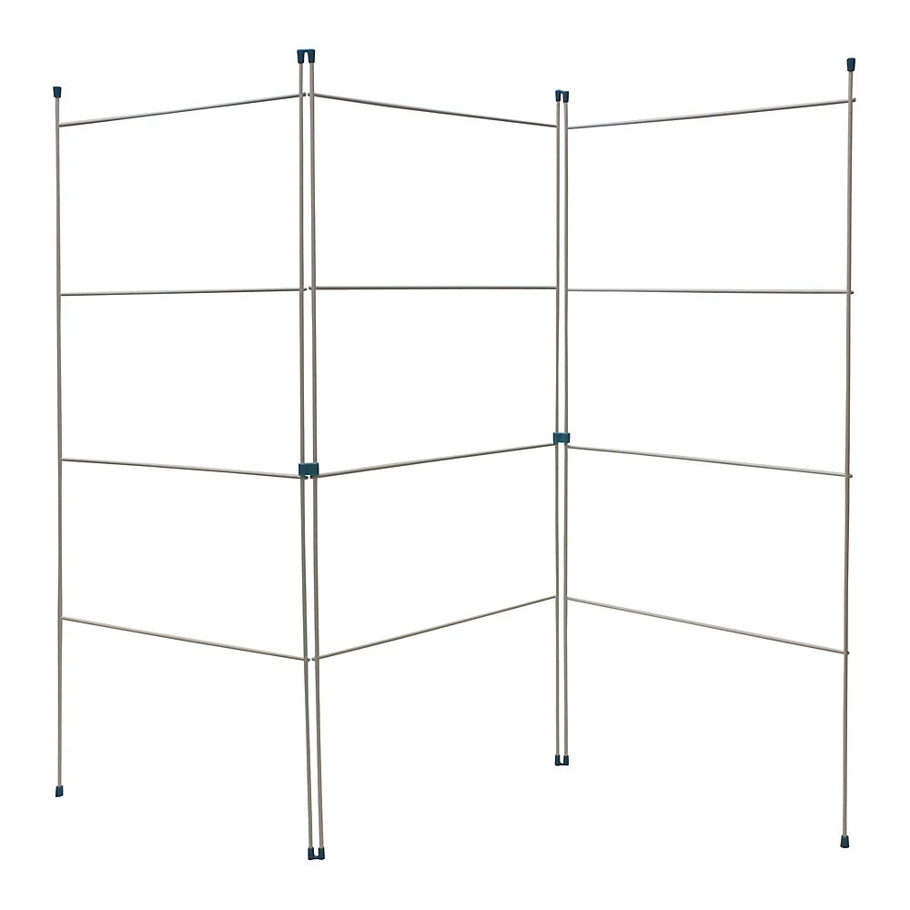 Étendoir à linge pliant JVL Caravan à trois panneaux pour intérieur/extérieur - 6m