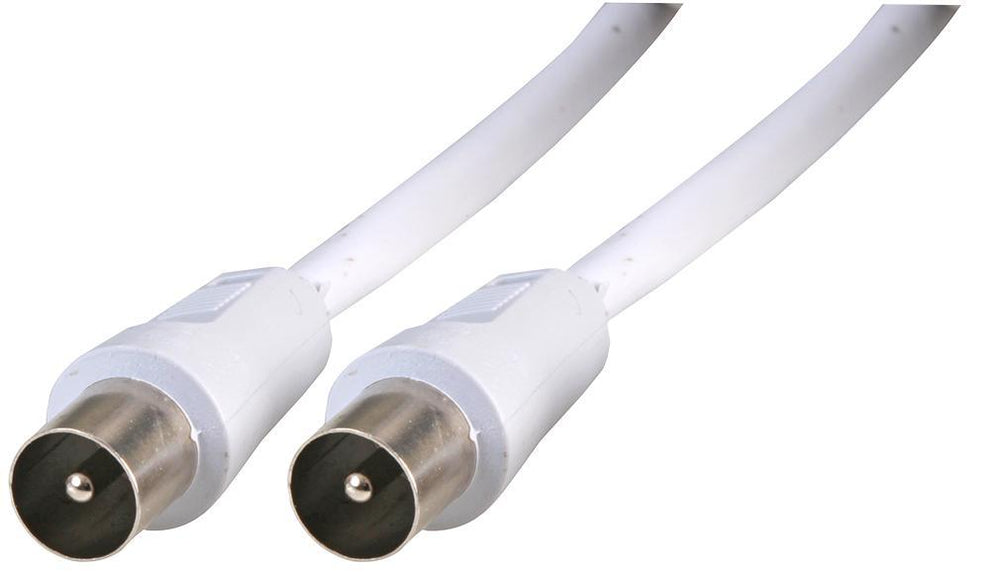 DAEWOO 4m TV Fly Lead M Plug to M Plug White