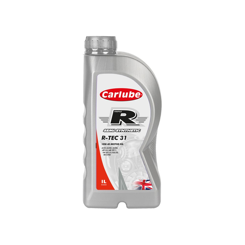 Huile moteur semi-synthétique Triple R Carlube 10W-40 1L