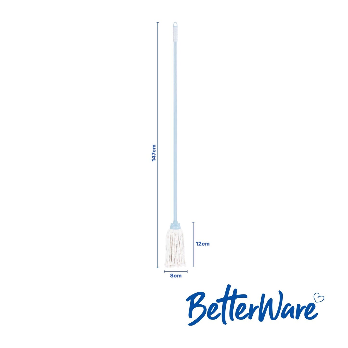Betterware 220grms Cotton Mop & Handle