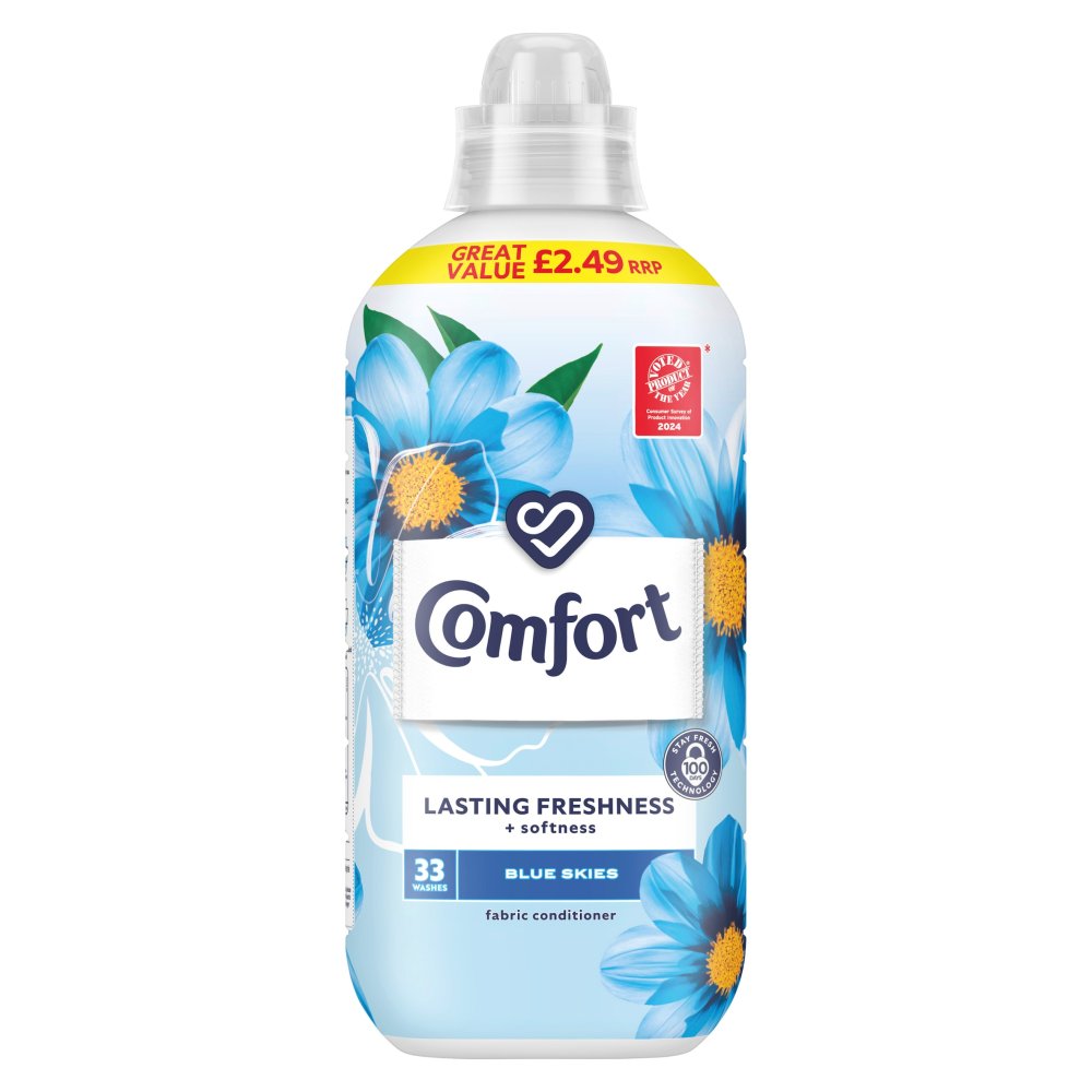 Assouplissant textile Comfort Blue Skies 33 lavages (990 ml)