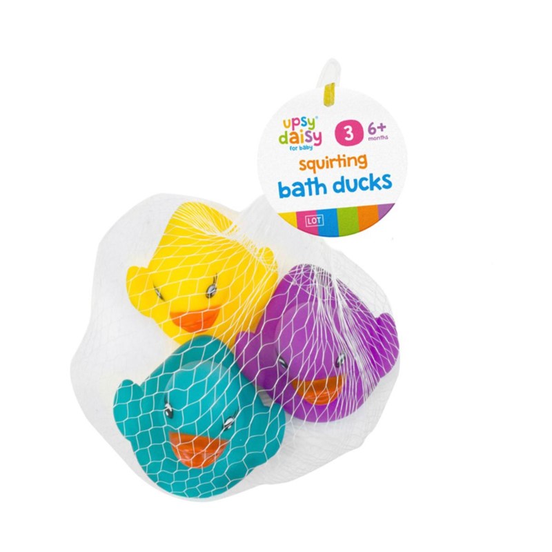 Upsy Daisy Squirting Bath Ducks 3pk