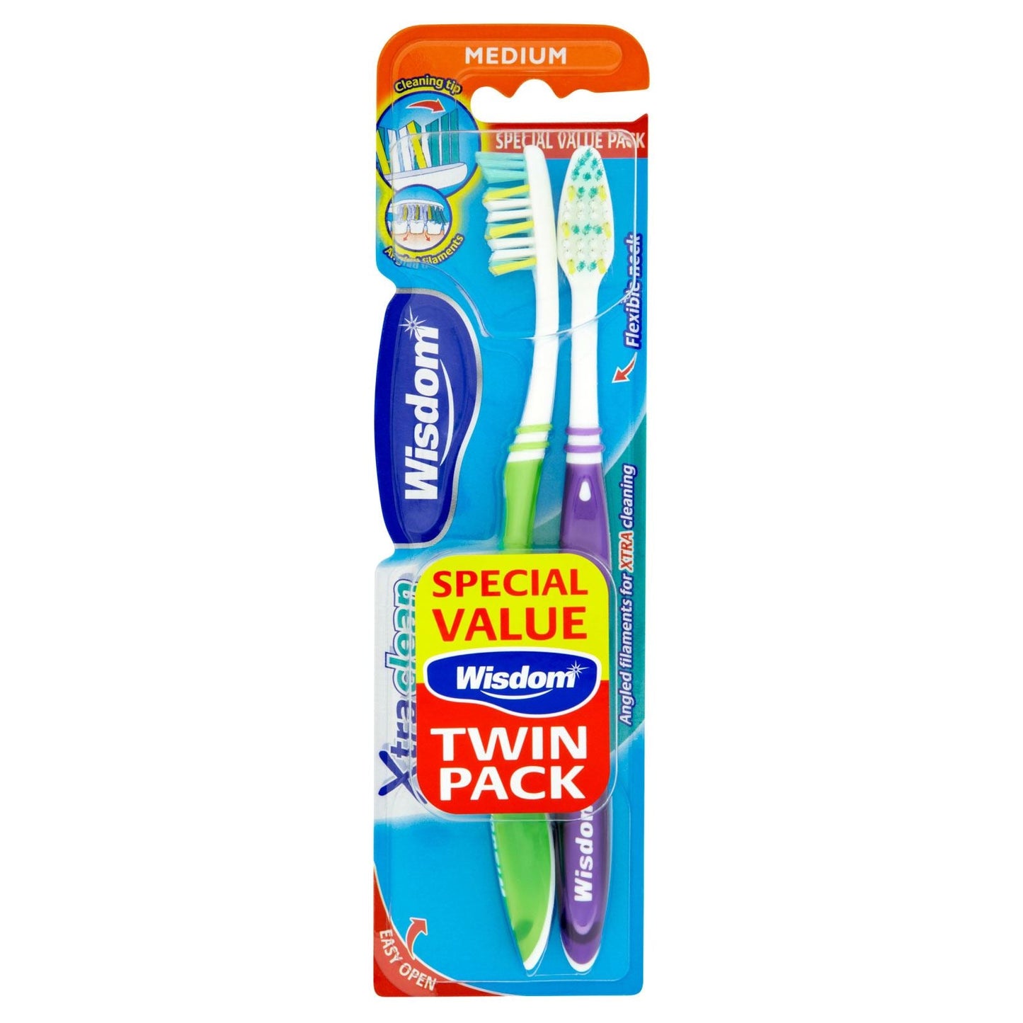 BROSSE À DENTS WISDOM EXTRA CLEAN MEDIUM