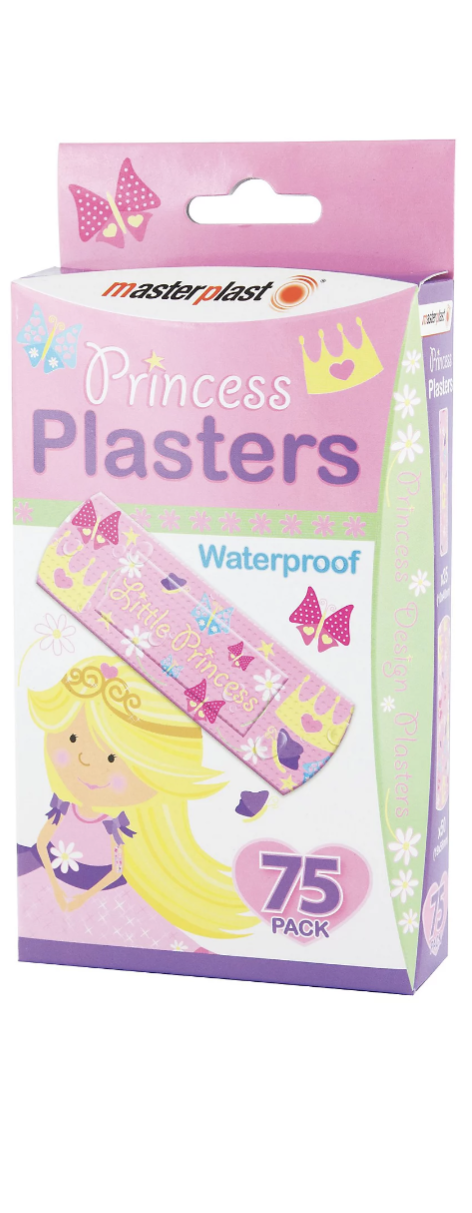 Master Plast Pirate & Princess Plasters 75pk
