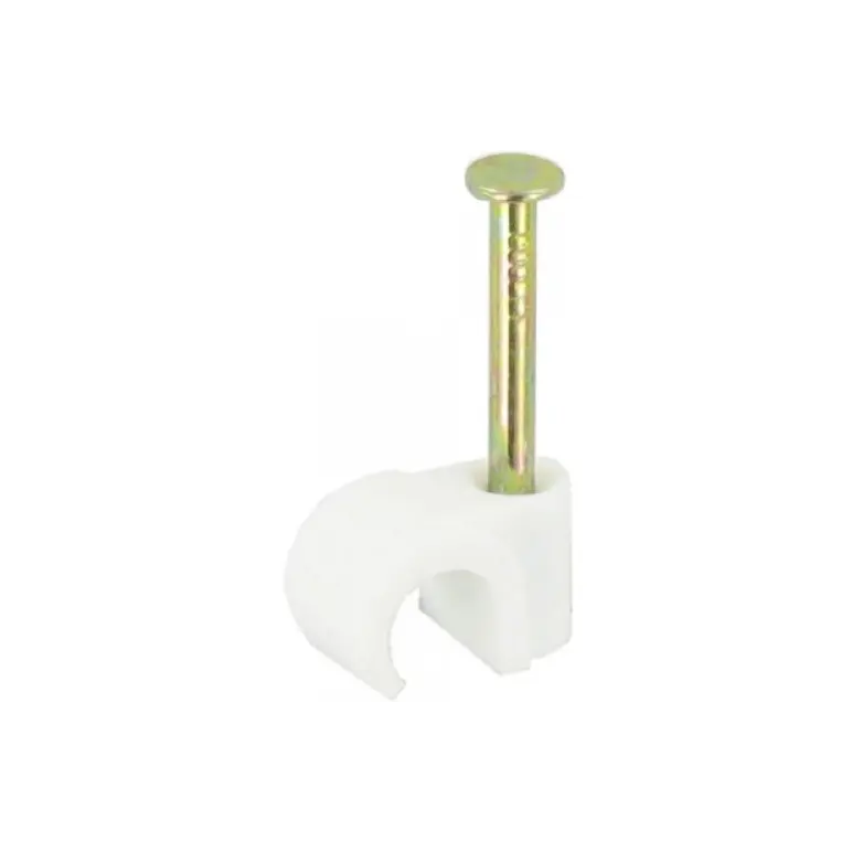 1505 ATTACHES-CÂBLES 10.0MM RONDS BLANCS 25 PAR PAQUET