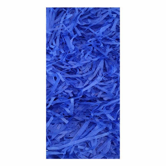 Papier de soie déchiqueté bleu 25g