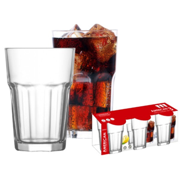VERRES HAUTS AMÉRICAINS - LOT DE 3