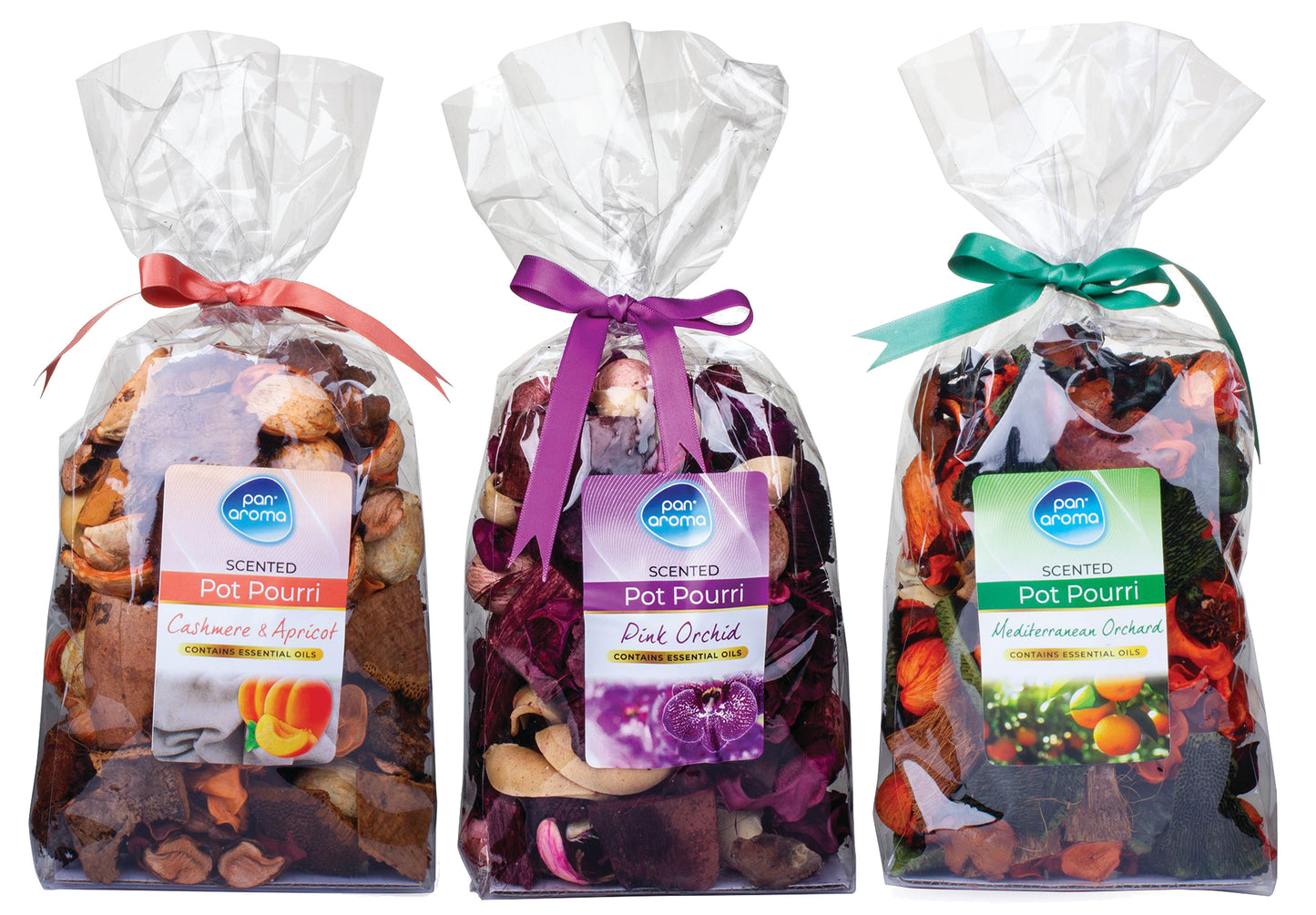 Pot-pourri assorti 180g - Méditer/abric/orchidée rose
