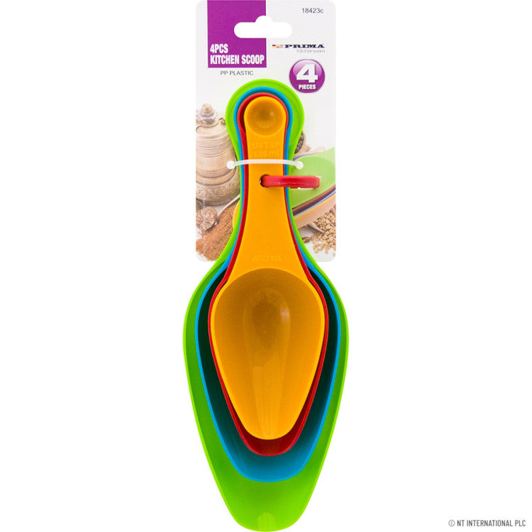 Prima measuring scoop & spoon set of 4