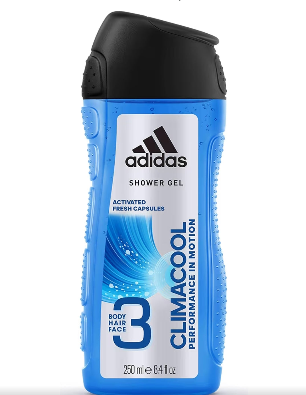 Adidas Sport Sensation Climacool Gel douche corps, cheveux et visage 3-en-1 pour homme, 250 ml