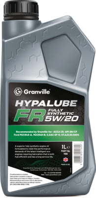 Granville 1ltr hypalube fully synthetic 5w/20