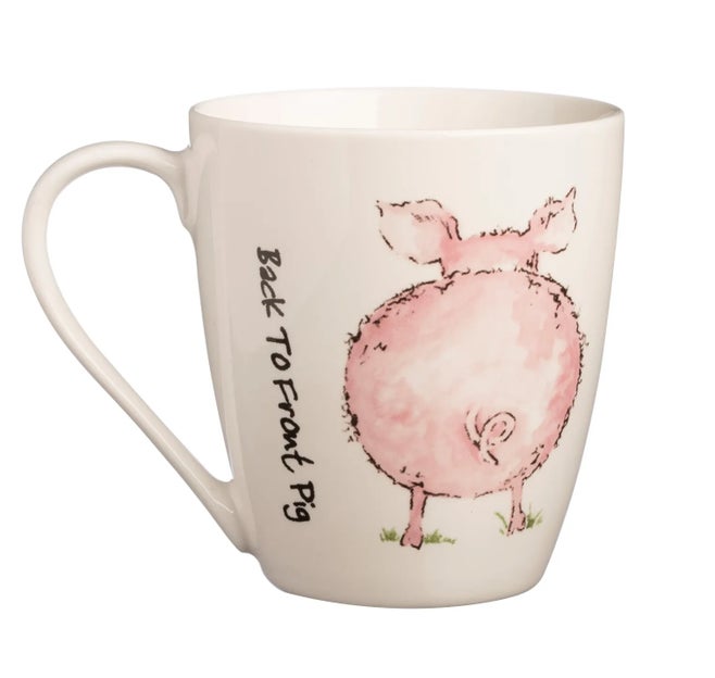 Price & Kensington 11cm Back To Front Pig Fine China Mug