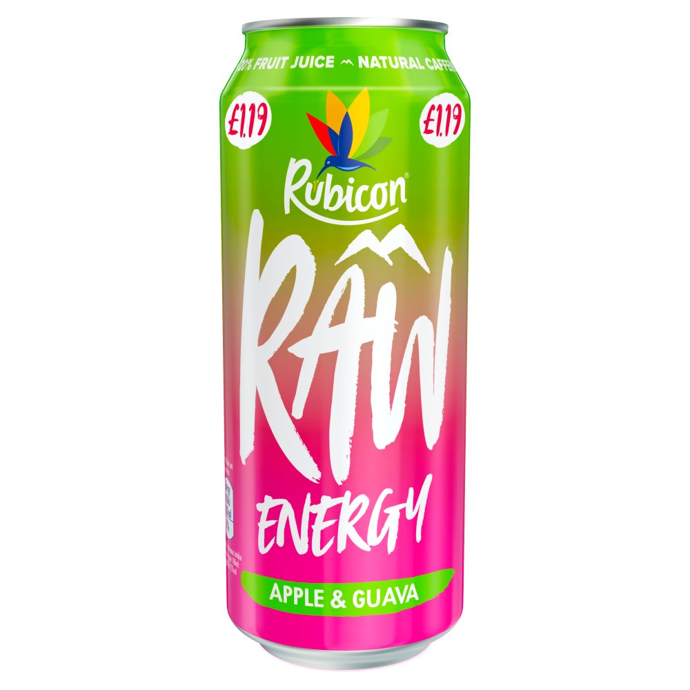 Rubicon Raw Energy Pomme & Goyave 500ml