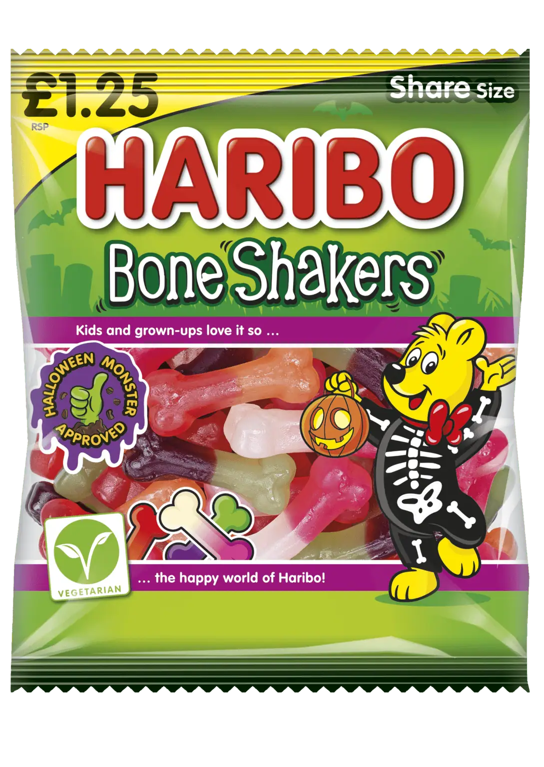 Haribo Bone Shakers 140g £1.25 PMP