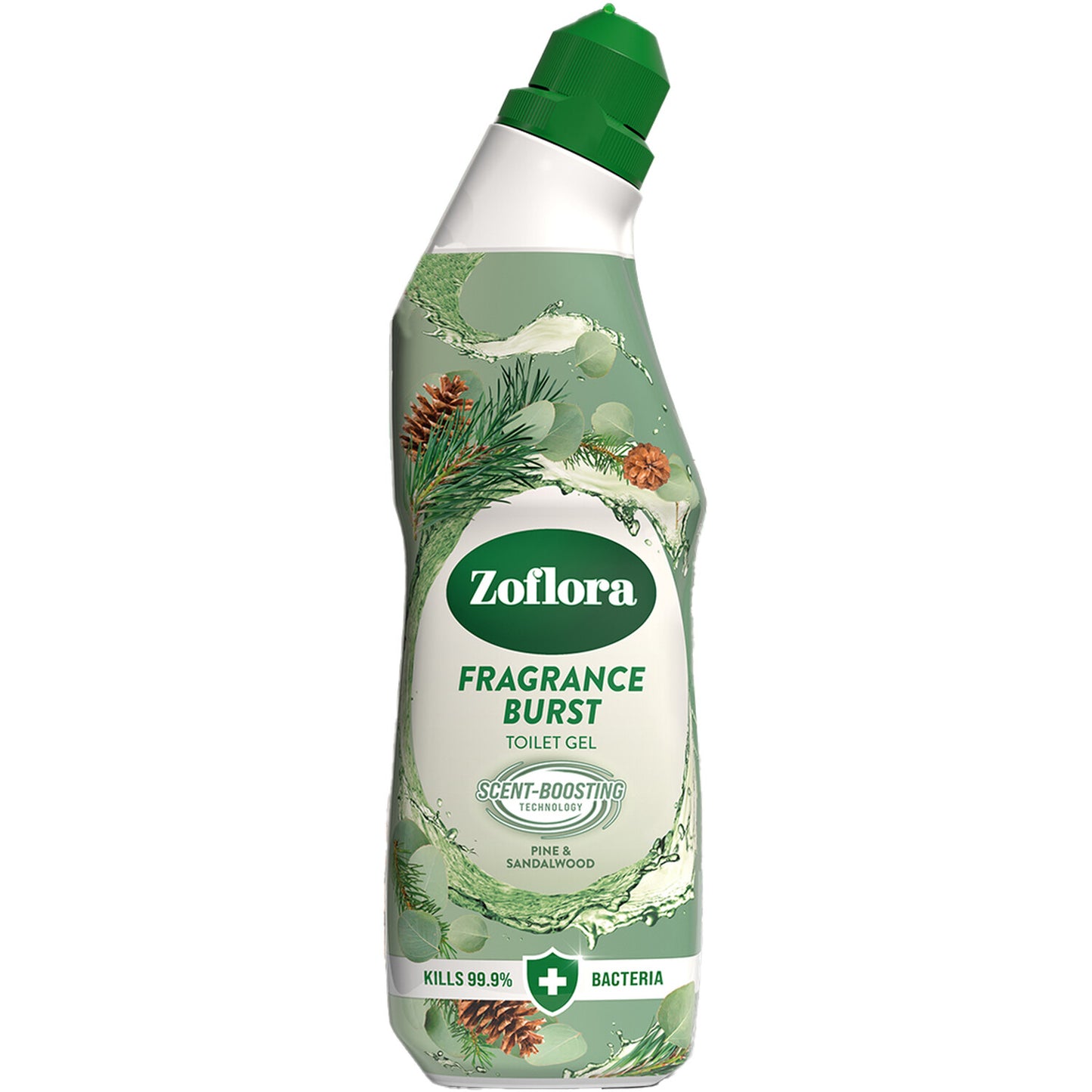 Zoflora Fragrance Burst Toilet Gel 750Ml Pine & Sandalwood