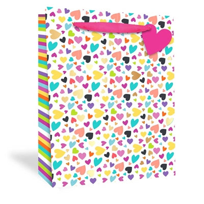 Gift Bag - Hearts-X Large