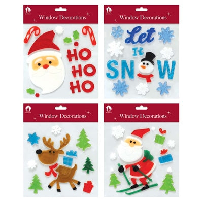 Gels de Noël décoratifs pour fenêtres