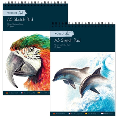Carnet à croquis reliure spirale A5