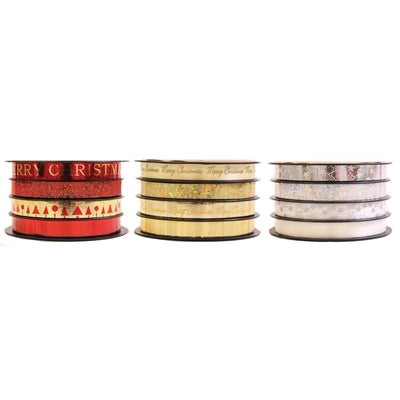 Christmas 4 Foil Ribbon Spool