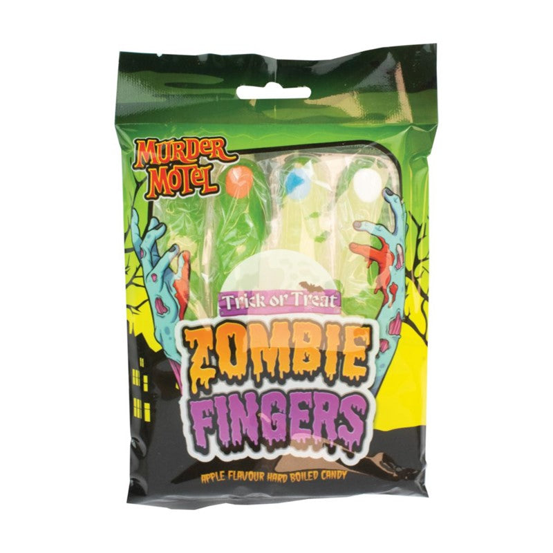 Zombie Finger Shaped Lollipops 80g 4x20
