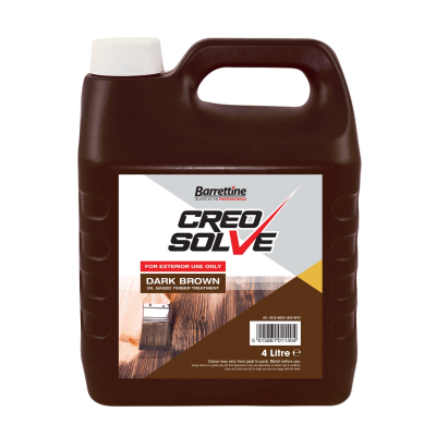Barrettine Creosolve Dark Brown 4L