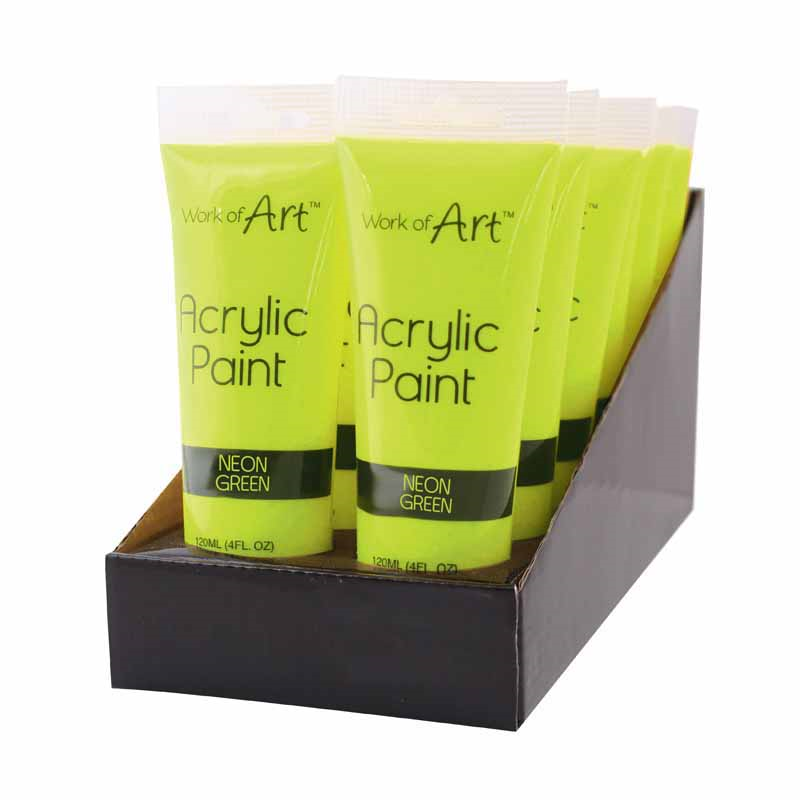 Peinture Acrylique Vert Néon 120ml