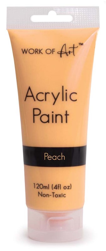 Peinture acrylique pêche pastel