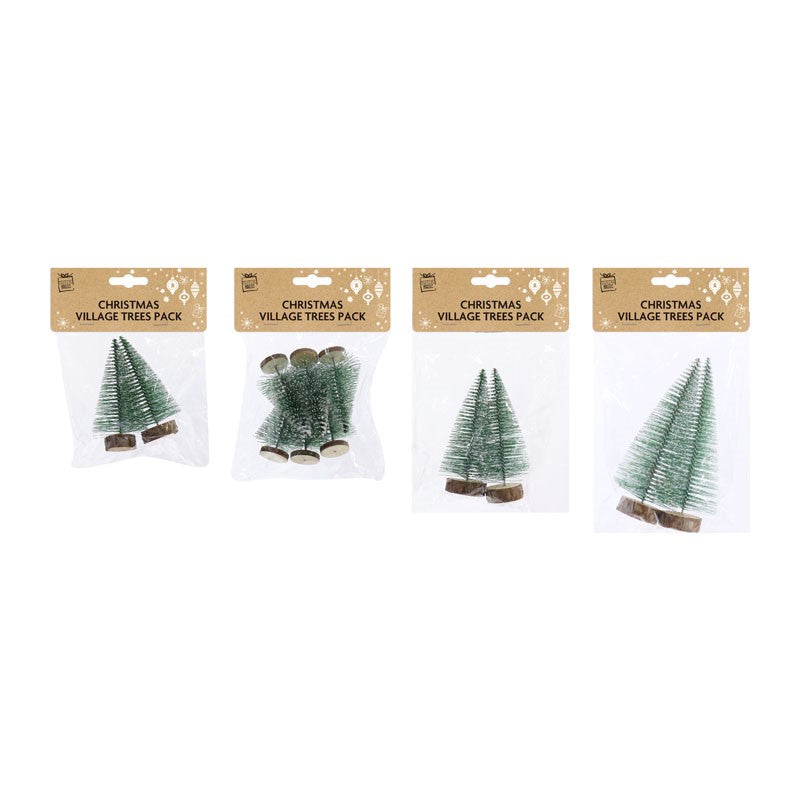 CHRISTMAS VILLAGE TREES PACK