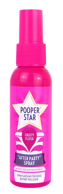 Pooper Star Vaporisateur pour toilettes Fruity 60 ml