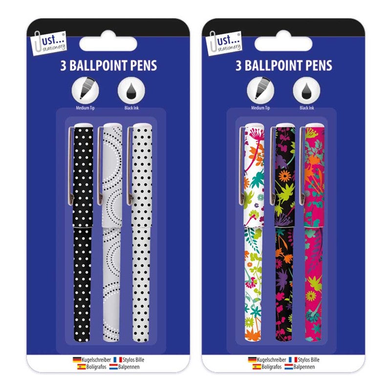 3 Stylos-billes Designer