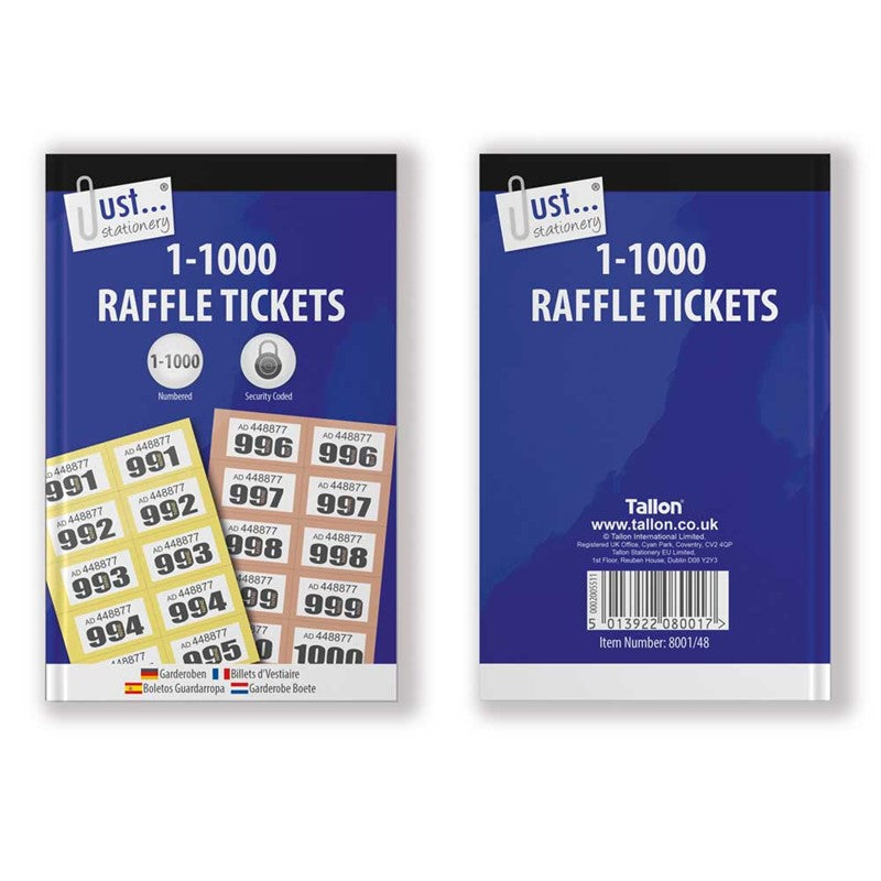 Billets vestiaire 1 - 1000
