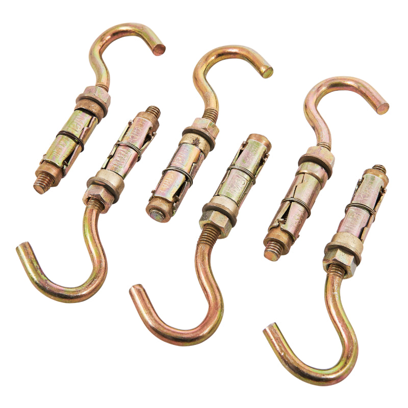 Tech toolz 6 boulons à œil ouvert x 8 mm