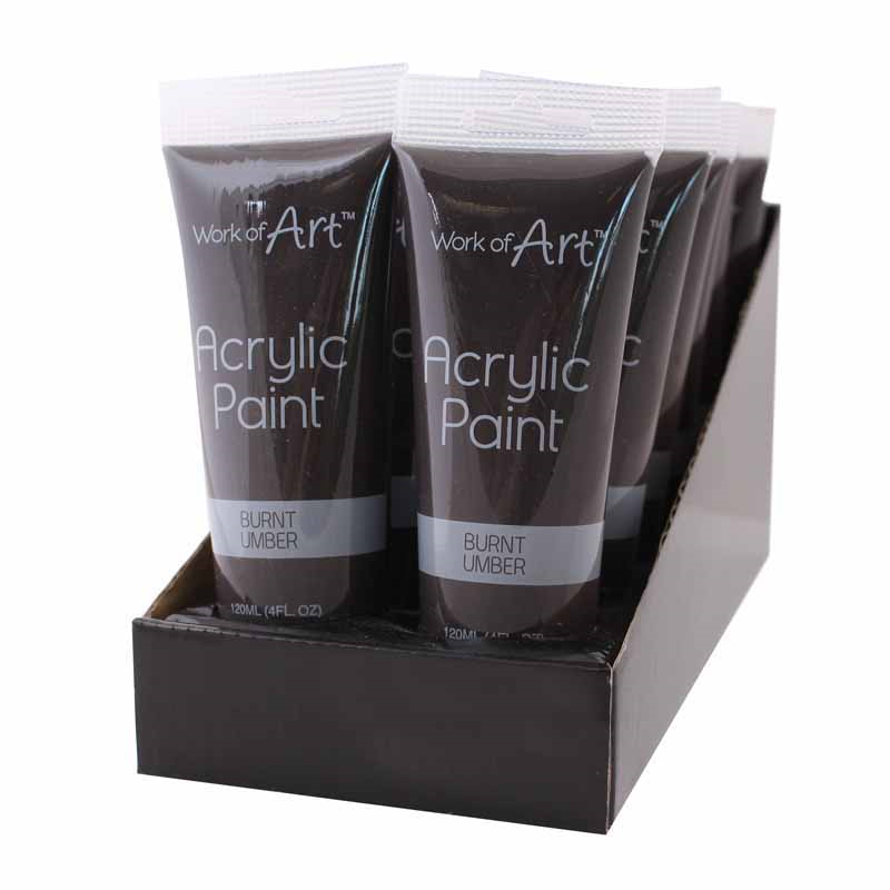 Peinture acrylique brune 120 ml