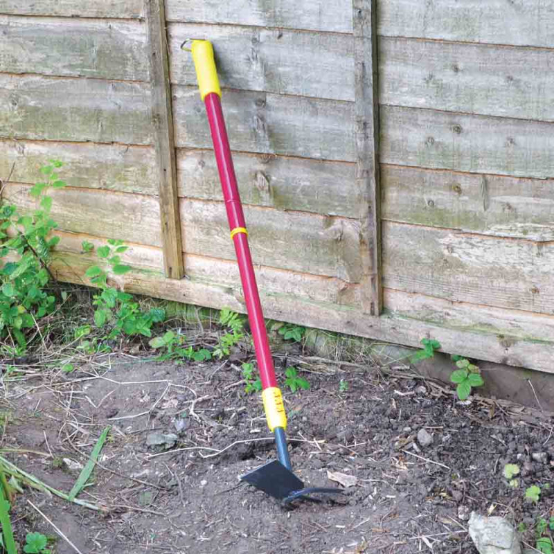 DÉSHERBEUR ET HOUETTE TÉLESCOPIQUES 3 DENTS DE LUXE GARDEN PRO